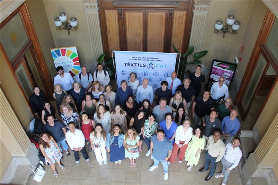 Final event – group photo with participants. On 26 June 2025, the final event took place in Terrassa under the motto ‘Textile Talent & Innovation’ with highlights from the AddTex and xBuild-EU projects. © 2025 IVGT