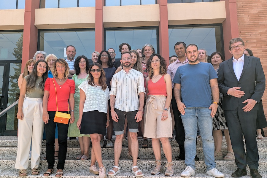 Final meeting in Terrassa – group photo with partners: All goals of the AddTex project have been achieved! © 2025 IVGT