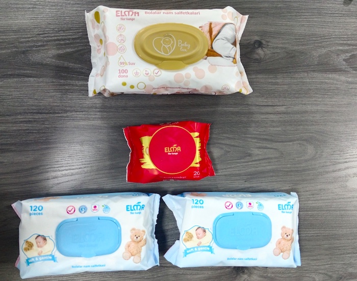 Baby wipes produced by International Paper LLC Uzbek and sold under the ELMA label © 2025 ANDRITZ