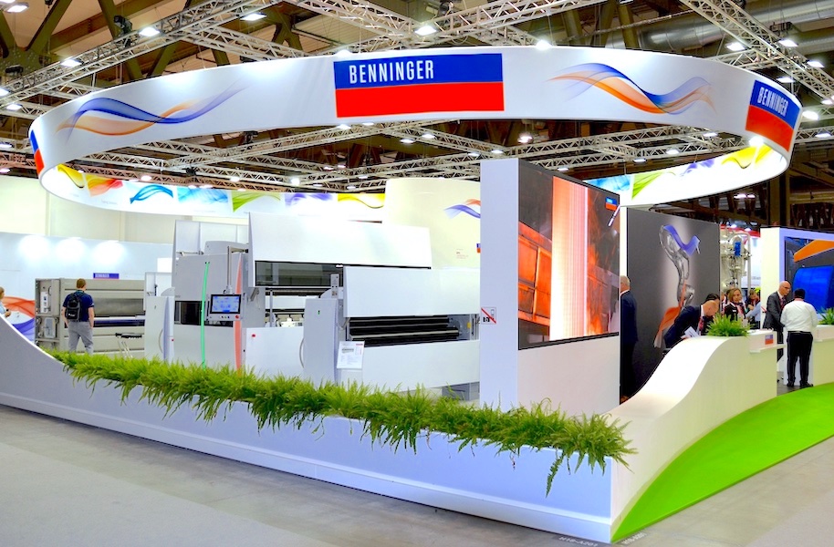 Benninger booth at ITMA 2023 © 2025 Benninger