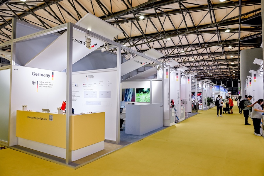 German zone at last CINTE Techtextil © 2025  Messe Frankfurt