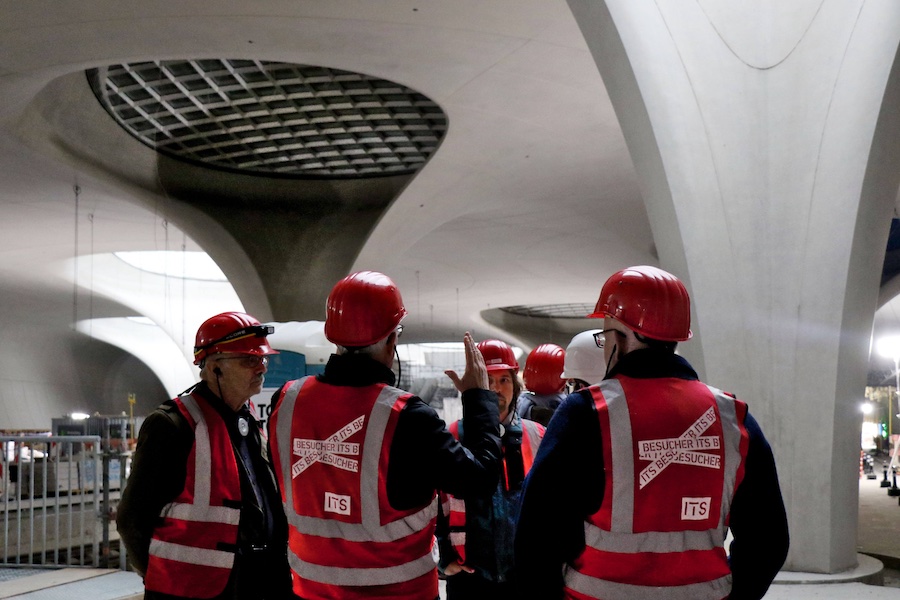 The event started on the first day with a guided tour of the construction site of the Stuttgart 21 rail project. © 2025 Photo: DITF