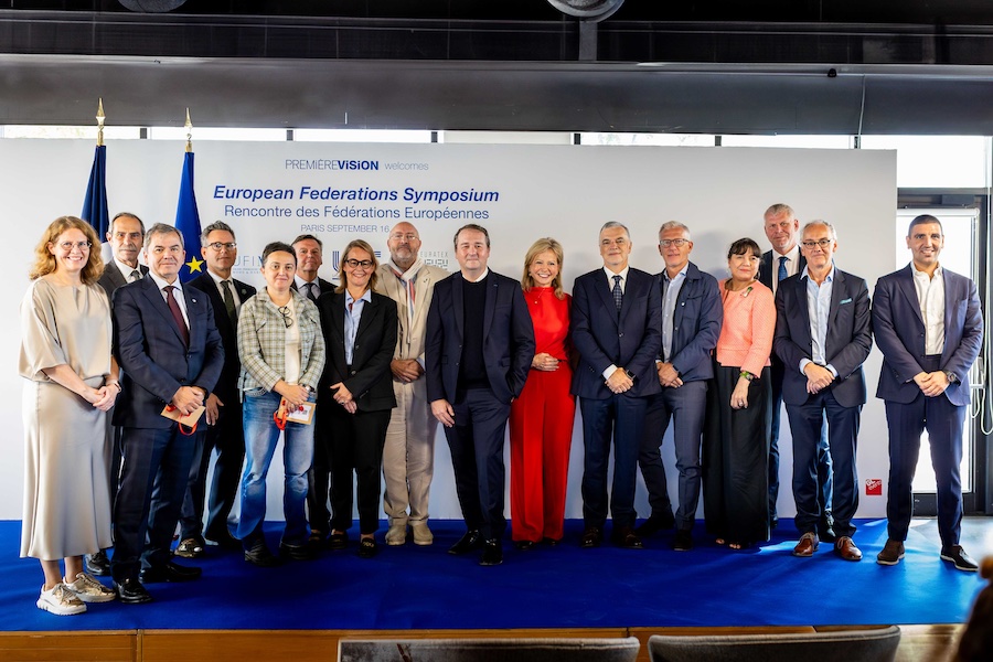 Participants of the European Federations Symposium at Premiere Vision. This is where the appeal was launched and the declaration signed. © 2025 EURATEX