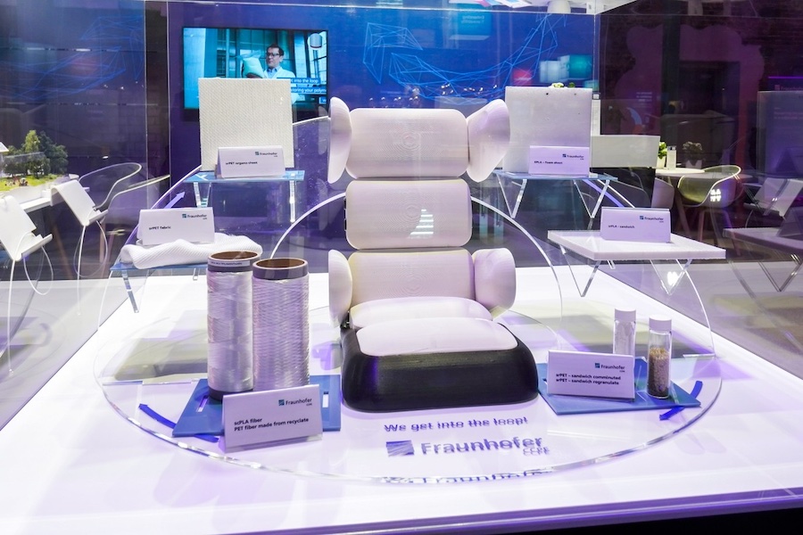 The “Circular Child Seat” demonstrator in monomaterial design © Fraunhofer CCPE