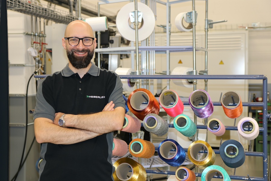 Samuel Gerber, Head of Textile Technology at Heberlein © 2025 Heberlein
