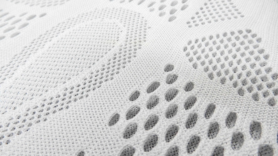 Spacer fabric with integrated function areas © 2026 KARL MAYER