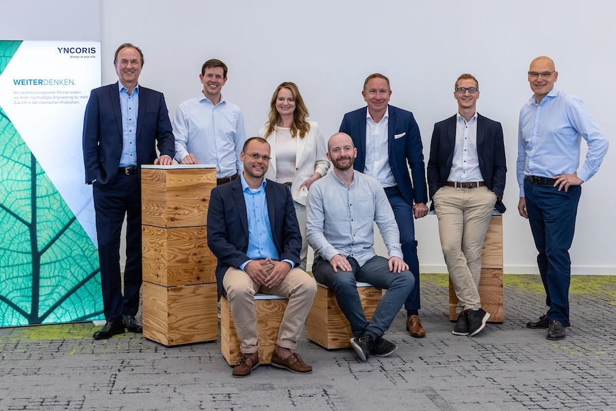 From top left: Ralf Müller (YNCORIS), Benjamin Rump (matterr), Melanie Hackler (matterr), Christoph Kappenhagen (YNCORIS), Jan Rückold (matterr), Pierre Kramer (YNCORIS); Bottom left: Sebastian Trunk (YNCORIS), Clemens Müller (matterr) © Yncoris