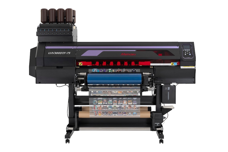 Mimaki’s new UV-DTF printer, the UJV300DTF-75, is ideal for product customisation and value-added printing © 2025 Mimaki