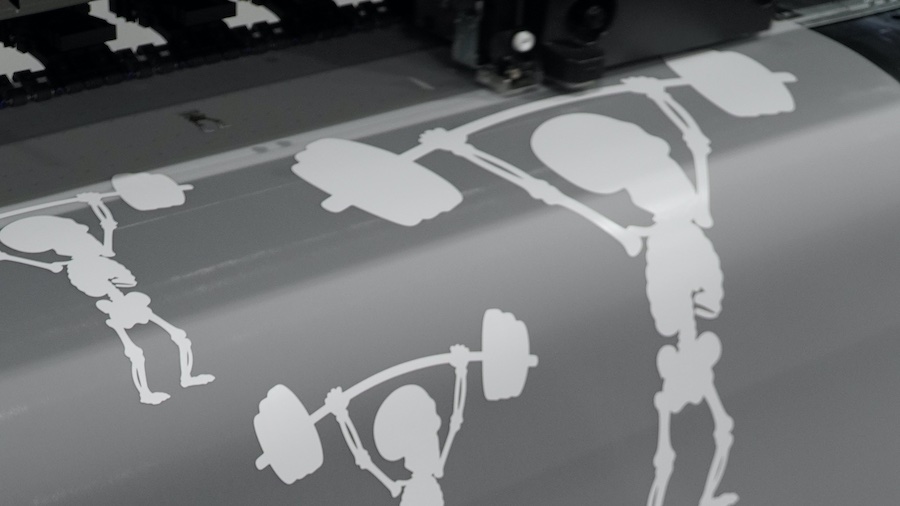 White ink print © 2026 Mimaki