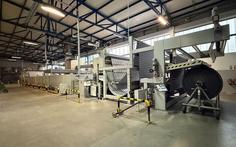 Monforts has retrofitted a dual heating unit to the most recent Montex stenter at JPF, to fully benefit from the option of operating with either steam or gas © 2025 Monforts