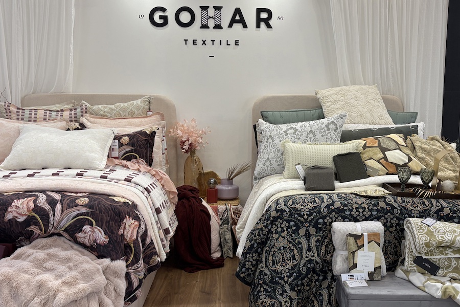 Gohar’s Heimtextil 2026 stand. © 2026 Monforts