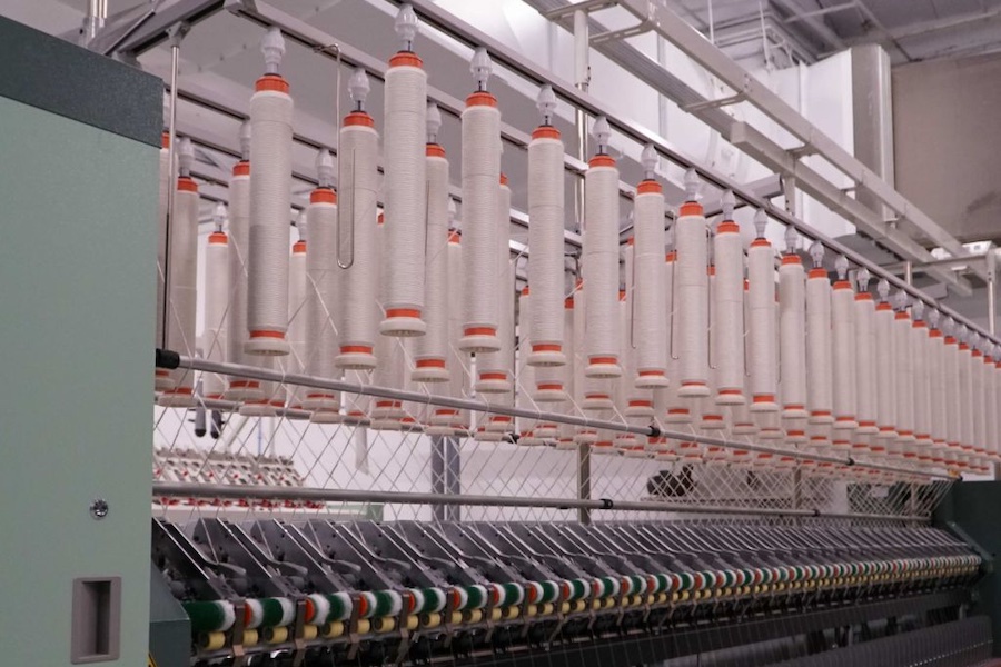 Spinnova fiber being produced on Rieter machines © 2025 Spinnova