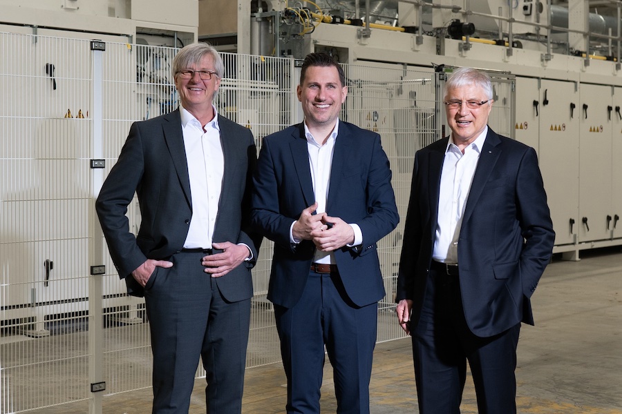 (f.l.t.r.) Dr. Ulrich Hornfeck, Philipp Ebbinghaus and Dr. Christian Heinrich Sandler © 2025 Sandler