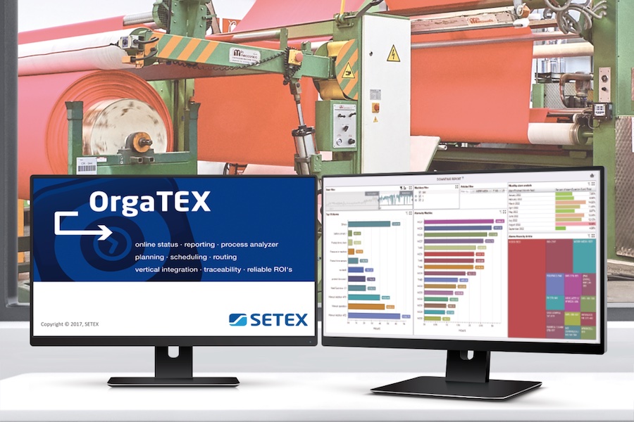 SETEX OrgaTEX presents the downtimes in finishing © 2025 SETEX
