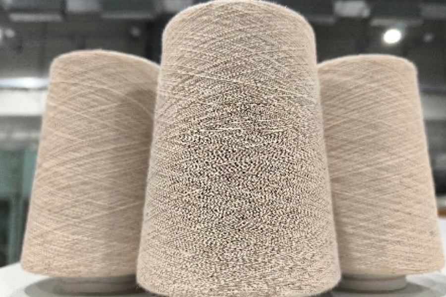 Ring yarn 70730 / CO/Kendyr 30 tex (Nm 34) © 2025 STFI