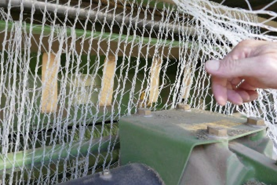 Processing of PBS nets on site © 2025 STFI