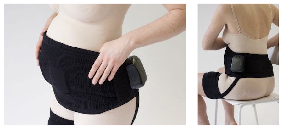 Knitted sports belt for postnatal strengthening of the deep abdominal and pelvic floor muscles © 2026 STFI/Weißensee KHB