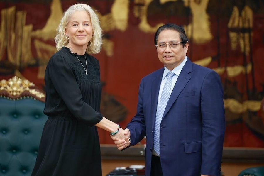 Syre Chair Susanna Campbell and Pham Minh Chinh, Prime Minister of Vietnam © 2025 Syre