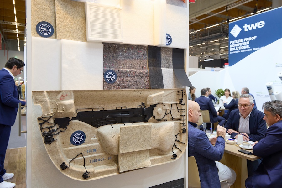 Innovations in automotive textiles are a cornerstone of Techtextil presentations © 2025 Messe Frankfurt