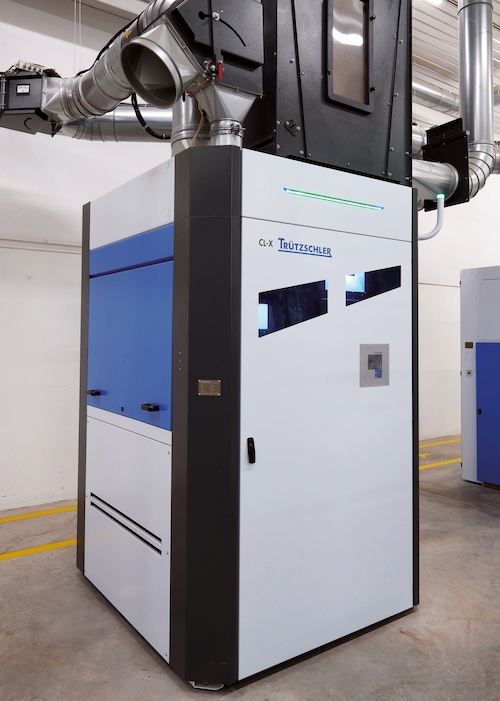 The CL-X creates value beyond the spinning mill. © 2026 Trützschler