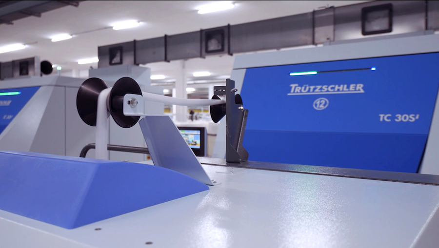 The TC 30Si is specifically designed for man‑made fiber applications © 2026 Trützschler