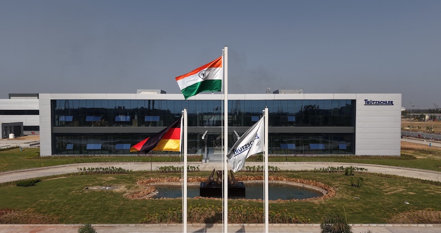 Trützschler’s state-of-the-art manufacturing plant in Sanand, India © 2025 Trützschler