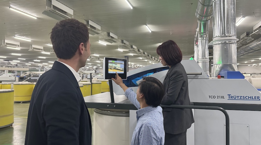 Trützschler’s technical experts are helping Tra Ly to improve its production processes and settings © 2025 Trützschler