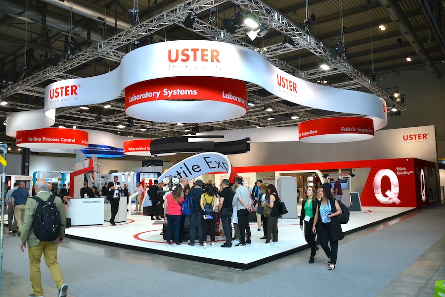 Uster booth at ITMA 2023 © 2025 TexData International