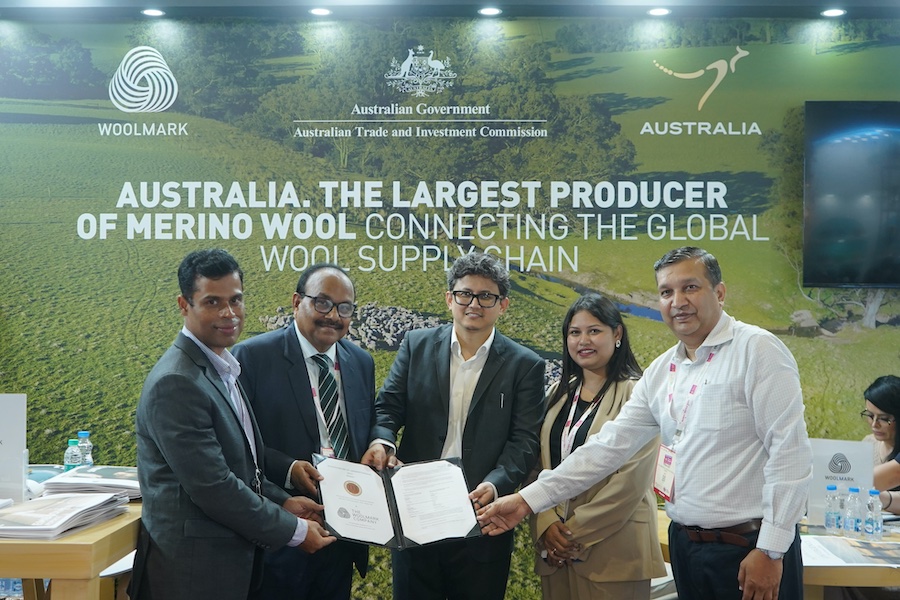 MOU Signing of TITS and The Woolmark Company © 2026 The Woolmark Company