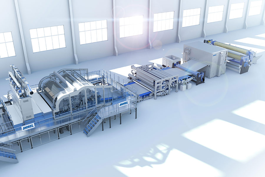 ANDRITZ neXline spunlace line