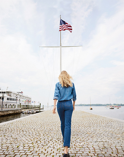 Recover’s recycled cotton fiber supports Lands’ End’s ambition to becoming a more circular business (Photo: Recover™ )