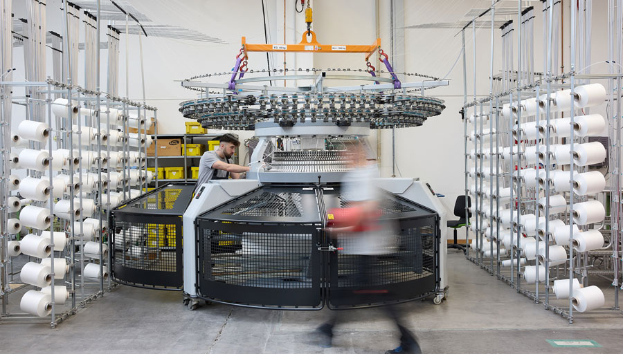 (c) 2025 Mayer & Cie.- Circular knitting machine