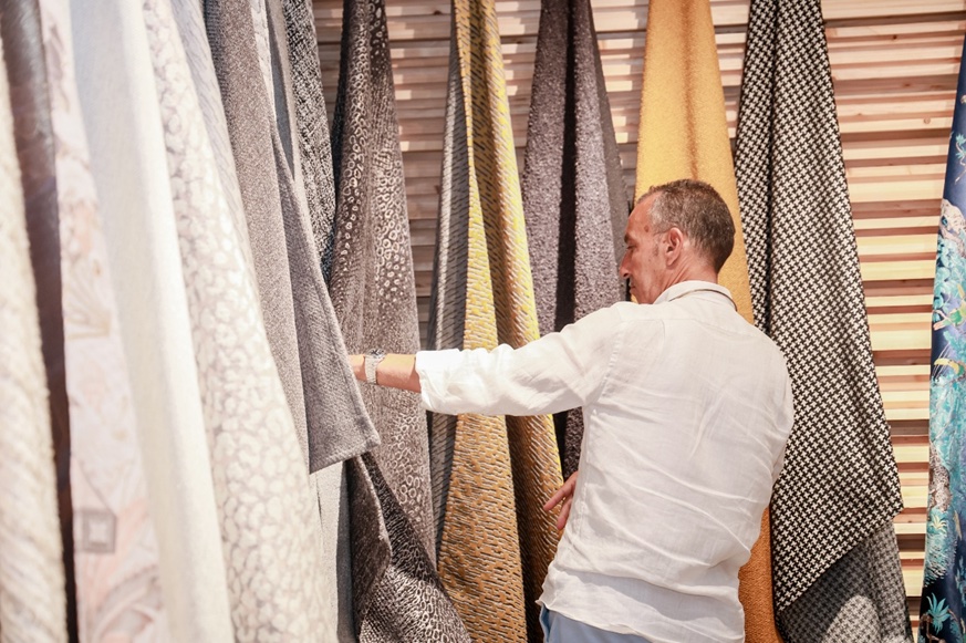One-stop sourcing hub for all home textile products, spotlighting the flourishing editor category © 2025 Messe Frankfurt
