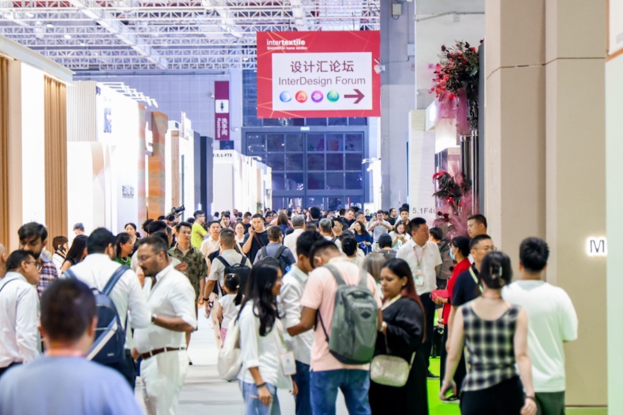 Intertextile Shanghai Home Textiles sees surge in global attendance and visiting countries and regions compared to the 2024 Autumn Edition. (Photo: Messe Frankfurt)