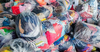 Many people donate used clothing. But clothes and other textiles that are too old or worn can still have an afterlife in other products.<br />
Credit: Supakorn Limteerayos/Shutterstock