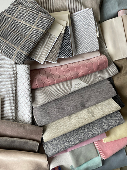 Photo: Indorama Ventures Fibers Germany GmbH | Selection of fabric submissions for the Trevira CS Fabric Competition 2024 on the theme #MyCozyCosmos